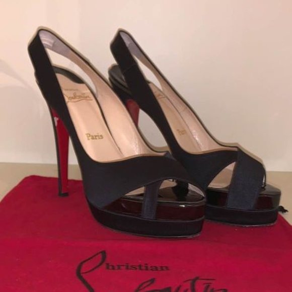 Christian Louboutin - Very Croise 140 crêpe satin - Picture 1 of 4